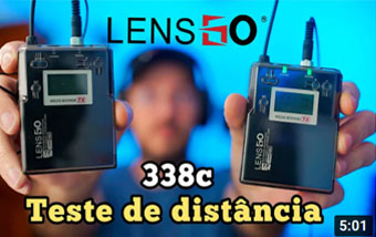 Lens Go 338 MICROFONE DE LAPELA SEM FIO