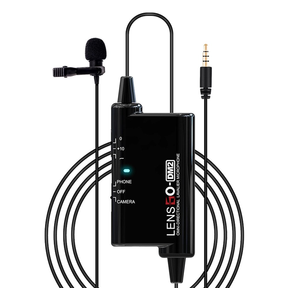 LensgoDM2 Omnidirectional Lavalier Microphone