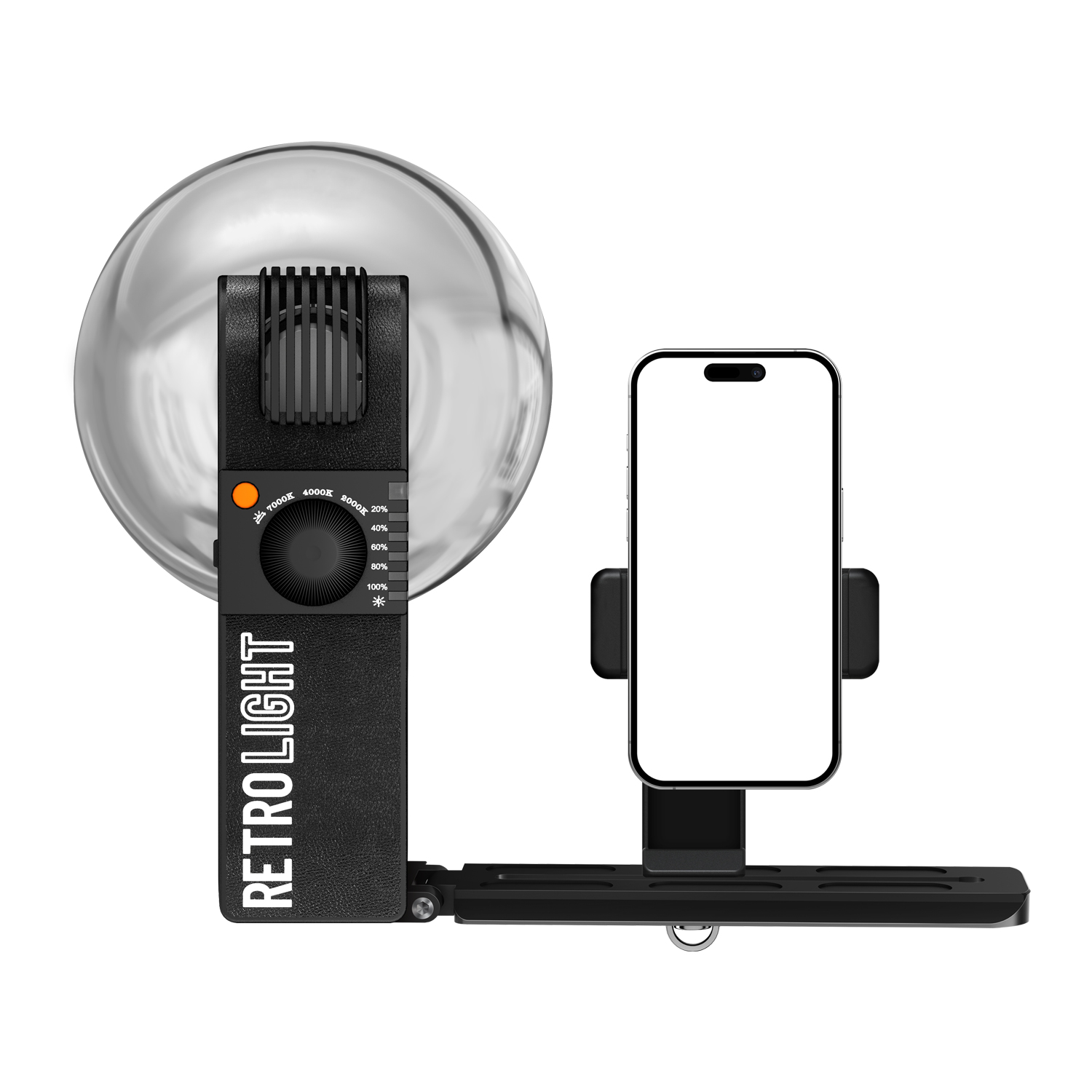 15STA Retro Handheld COB 15W Video Light – 8 FX Modes, Stepless Dimming 0–100%, CRI ≥96, Type-C Rechargeable, Portable LED for Photography, Camera, Smartphone, YouTube & Content Creation